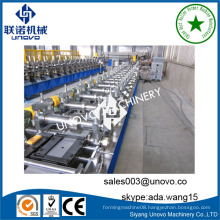 solar panel mounting strut channel roll form manufacturing line